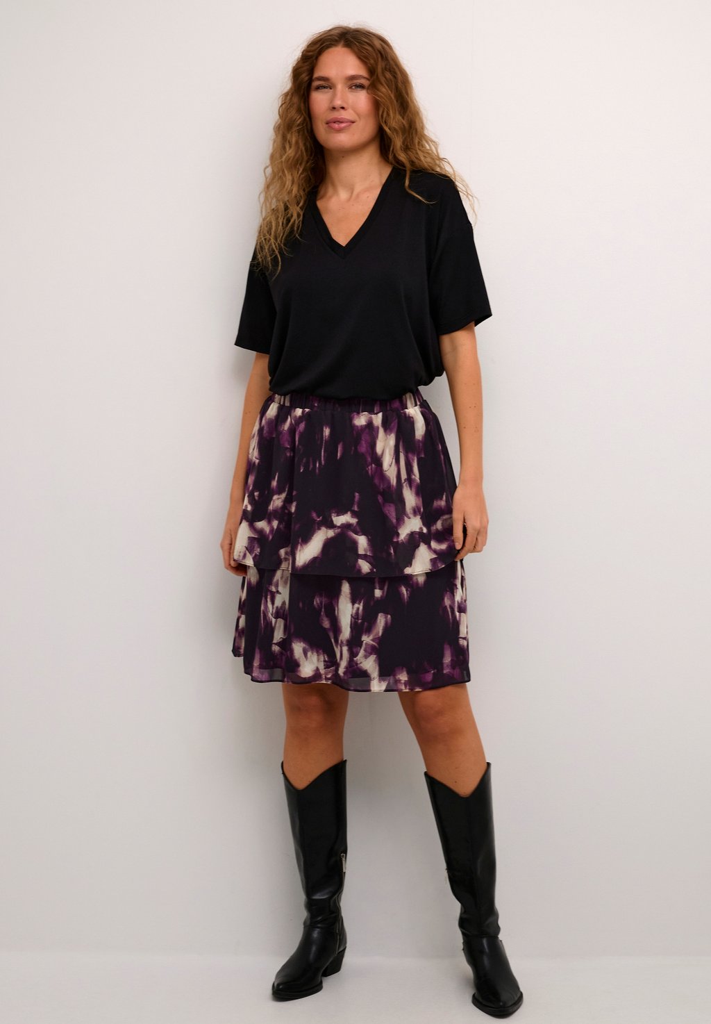 Юбка А-силуэта KAASKA Kaffe, темно-фиолетовый
Юбка А-силуэта KAASKA Kaffe, темно-фиолетовый