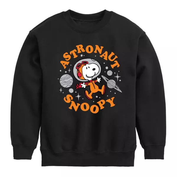 Флисовая толстовка с изображением астронавта и Снупи для мальчиков 8-20 лет Licensed Character, черный
Флисовая толстовка с изображением астронавта и Снупи для мальчиков 8-20 лет Licensed Character, черный