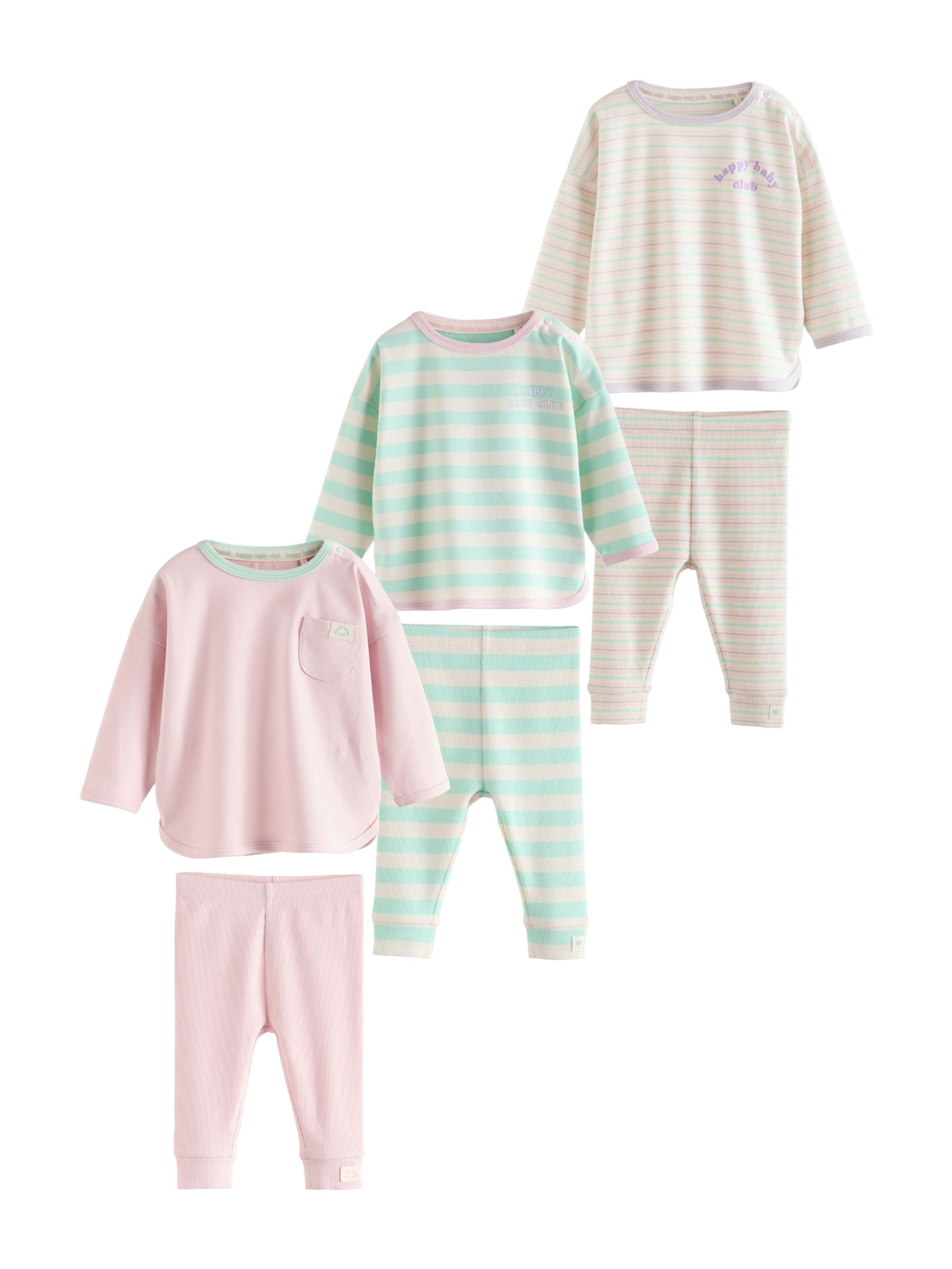 Next Светло-бежевый, мятный, розовый набор
Next Светло-бежевый, мятный, розовый набор