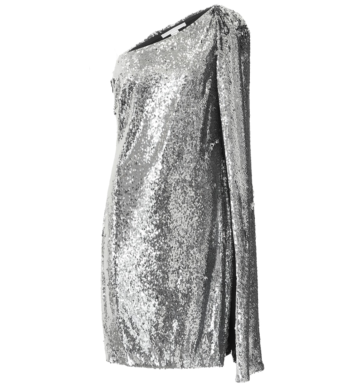 Мини-платье на одно плечо с пайетками Stella McCartney, серебряный
Мини-платье на одно плечо с пайетками Stella McCartney, серебряный