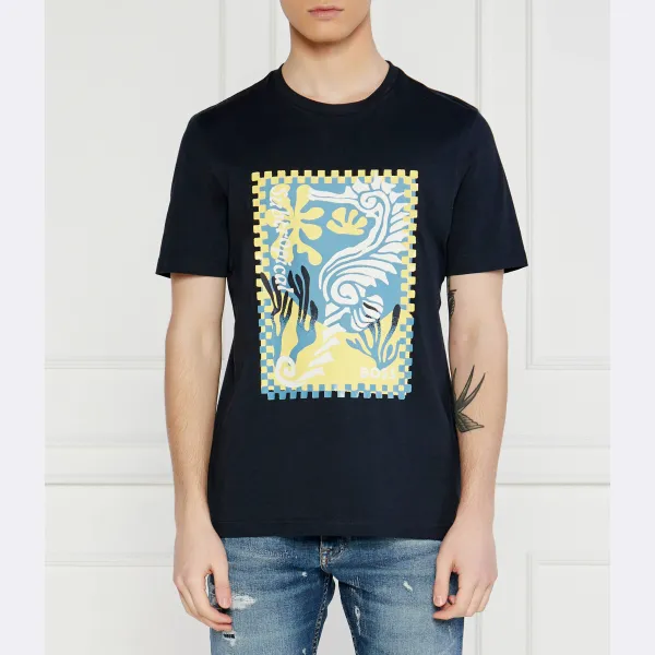 Футболка стандартного кроя Boss, синий
Футболка стандартного кроя Boss, синий