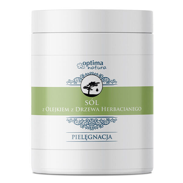 Соль для ванн с маслом чайного дерева уход Optima Natura, 1 кг
Соль для ванн с маслом чайного дерева уход Optima Natura, 1 кг