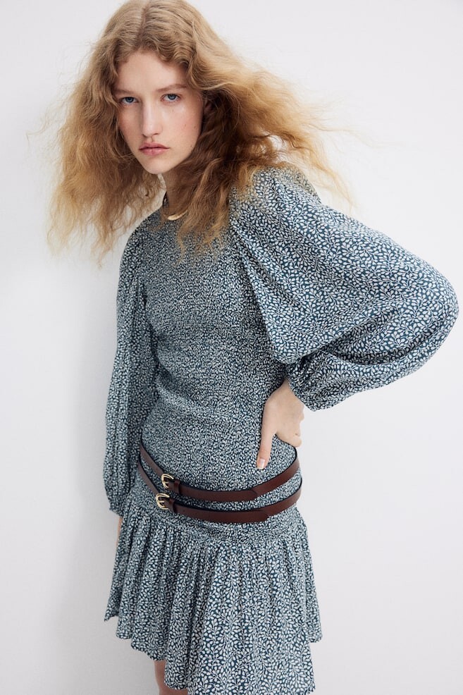 Присборенное платье H&M, бирюзовый
Присборенное платье H&M, бирюзовый