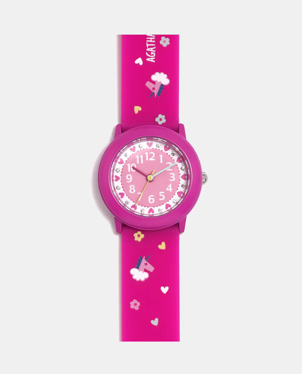 Часы Bombóm AGR366 фуксия Agatha Ruiz de la Prada, фуксия
Часы Bombóm AGR366 фуксия Agatha Ruiz de la Prada, фуксия