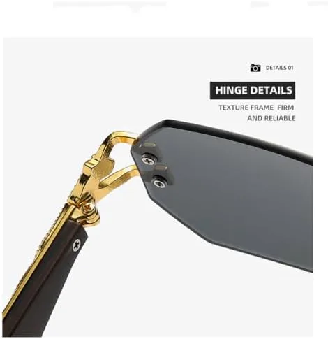 Солнцезащитные очки без оправы шестиугольной формы, квадратные, для женщин, в стиле ретро, мужские солнцезащитные очки, защита от ультрафиолета UV400 MTZJH, Black
Солнцезащитные очки без оправы шестиугольной формы, квадратные, для женщин, в стиле ретро, мужские солнцезащитные очки, защита от ультрафиолета UV400 MTZJH, Black