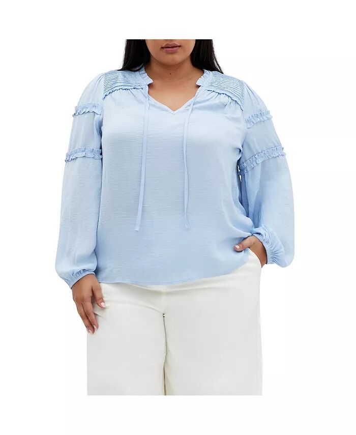 Рубашка королевы драмы больших размеров CITY CHIC, синий
Рубашка королевы драмы больших размеров CITY CHIC, синий