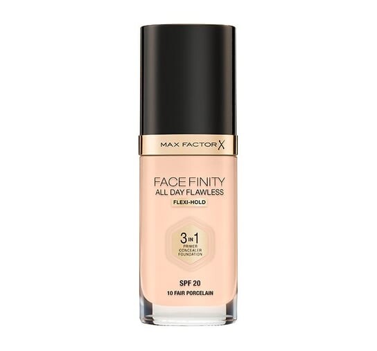 Тональный крем для лица, 10 Fair Porcelain, SPF 20, 30 мл Max Factor, Facefinity All Day Flawless 3in1 Flexi-Hold
Тональный крем для лица, 10 Fair Porcelain, SPF 20, 30 мл Max Factor, Facefinity All Day Flawless 3in1 Flexi-Hold