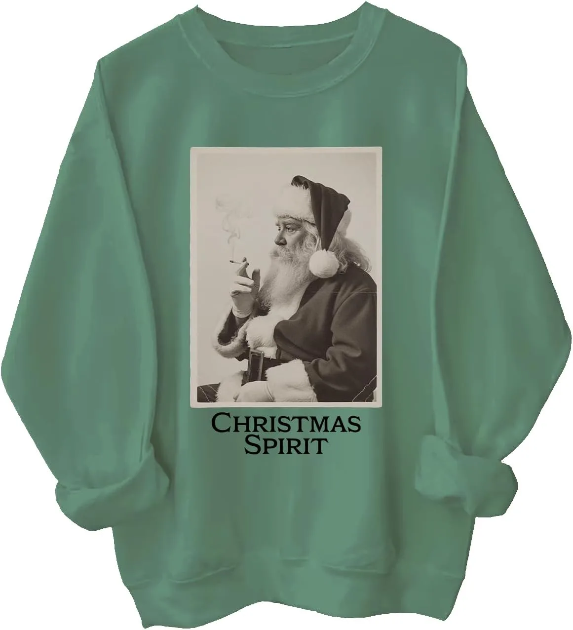 Свитшот с принтом "Santa Smoking Christmas Spirit" FIMIBK
Свитшот с принтом "Santa Smoking Christmas Spirit" FIMIBK