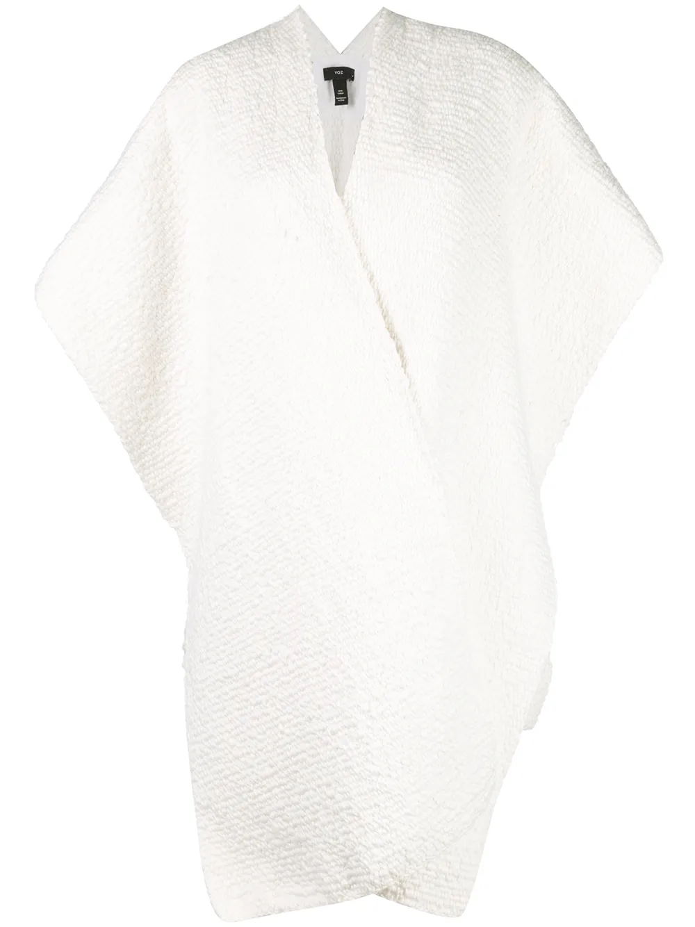 Карди-пальто с короткими рукавами VOZ, белый 
Карди-пальто с короткими рукавами VOZ, белый