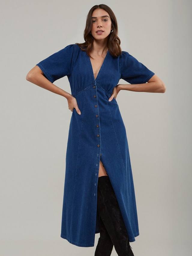 Джинсовое платье шеннон из чистого органического хлопка Nobody's Child, цвет Denim Blue
Джинсовое платье шеннон из чистого органического хлопка Nobody's Child, цвет Denim Blue