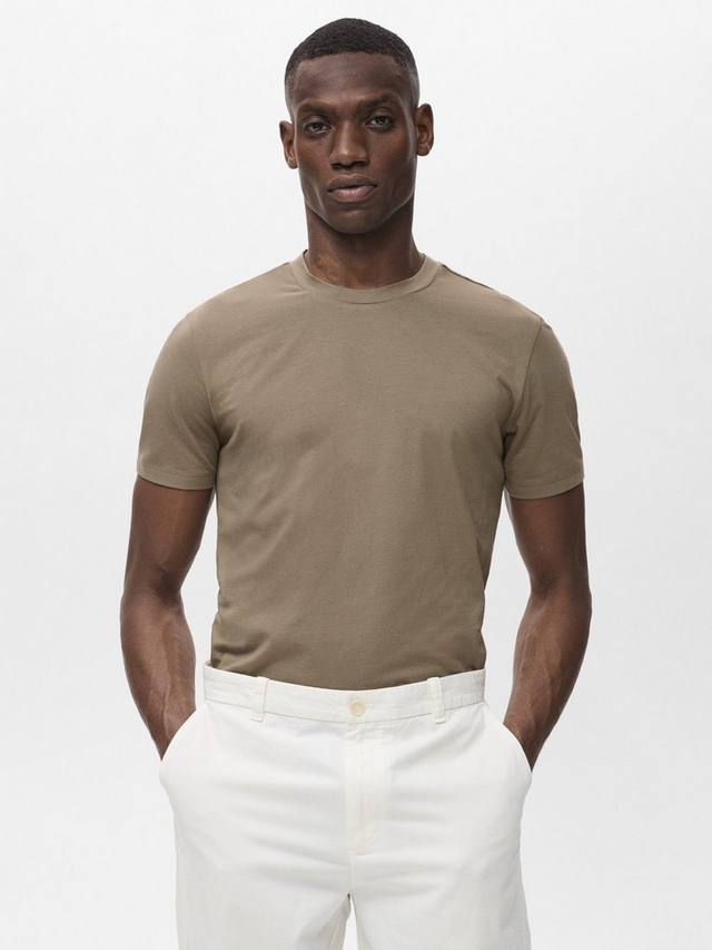 Футболка с коротким рукавом Regular Fit из хлопковой смеси с добавлением эластана Mango, Medium Grey
Футболка с коротким рукавом Regular Fit из хлопковой смеси с добавлением эластана Mango, Medium Grey