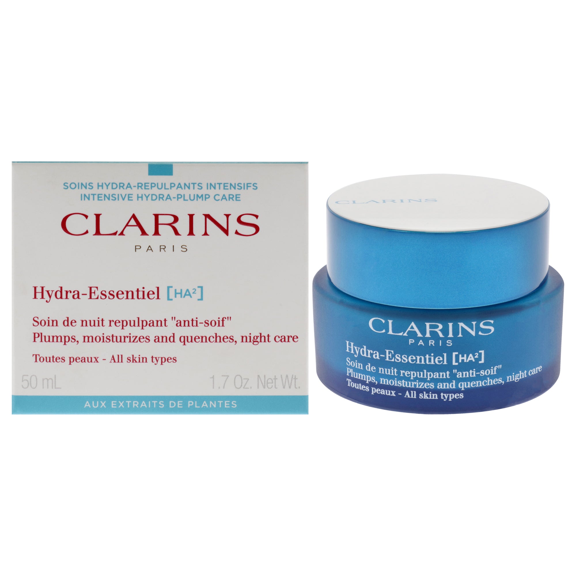 Увлажняющий ночной крем Hydra-Essentiel от Clarins для женщин - 48 г, прозрачный
Увлажняющий ночной крем Hydra-Essentiel от Clarins для женщин - 48 г, прозрачный
