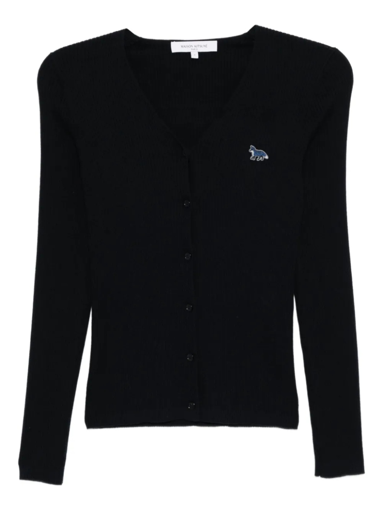 Maison Kitsuné кардиган в рубчик с нашивкой, синий
Maison Kitsuné кардиган в рубчик с нашивкой, синий