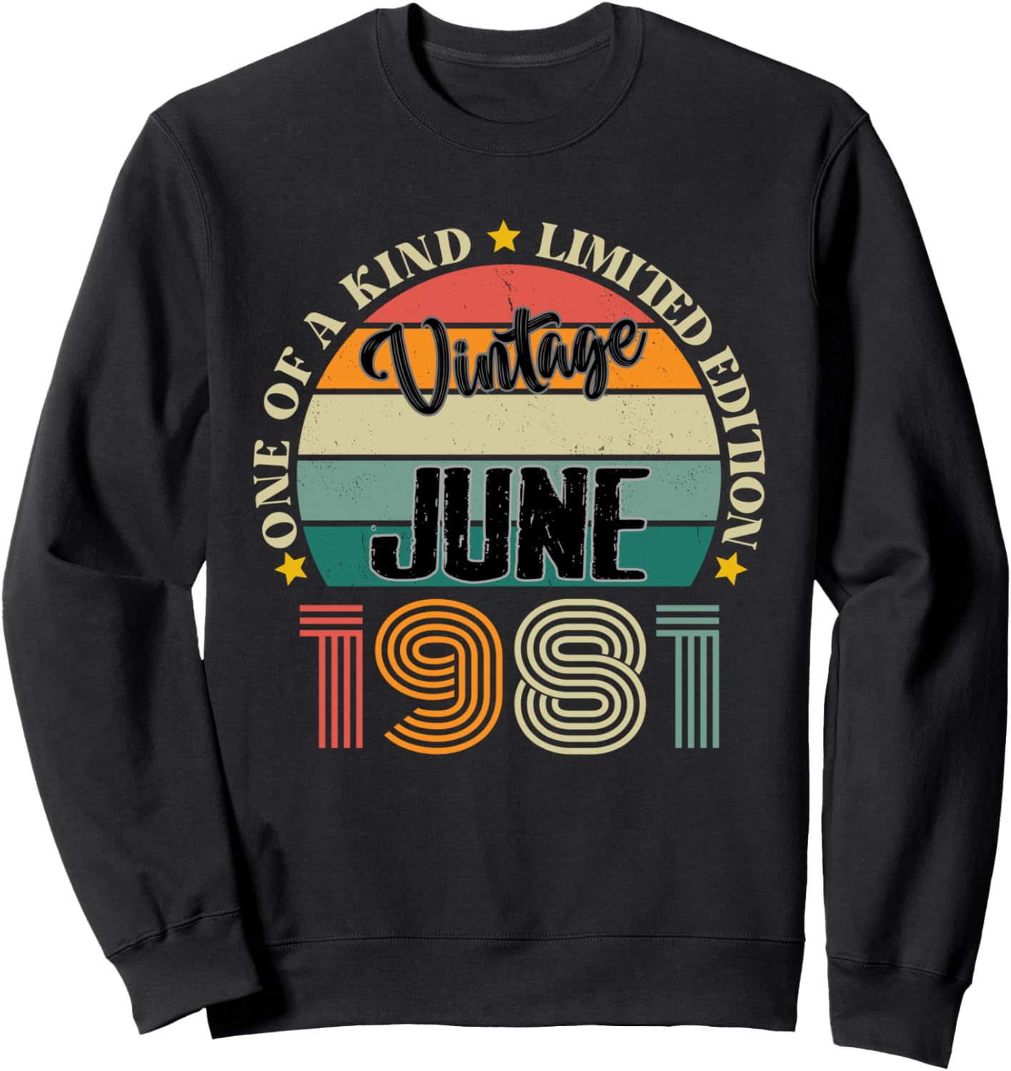Винтажная толстовка «43 года», июнь 1981 года, ретро-стиль, к 43-летию Vintage Birthday Retro Limited Edition Retro Gifts, черный
Винтажная толстовка «43 года», июнь 1981 года, ретро-стиль, к 43-летию Vintage Birthday Retro Limited Edition Retro Gifts, черный