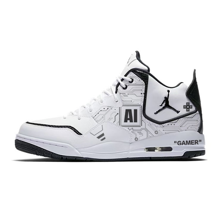 Courtside 23 Усиленные Амортизирующие Износостойкие Противоскользящие Мид-Топ Винтажные Баскетбольные Кроссовки Мужские Белые Черные Jordan
Courtside 23 Усиленные Амортизирующие Износостойкие Противоскользящие Мид-Топ Винтажные Баскетбольные Кроссовки Мужские Белые Черные Jordan