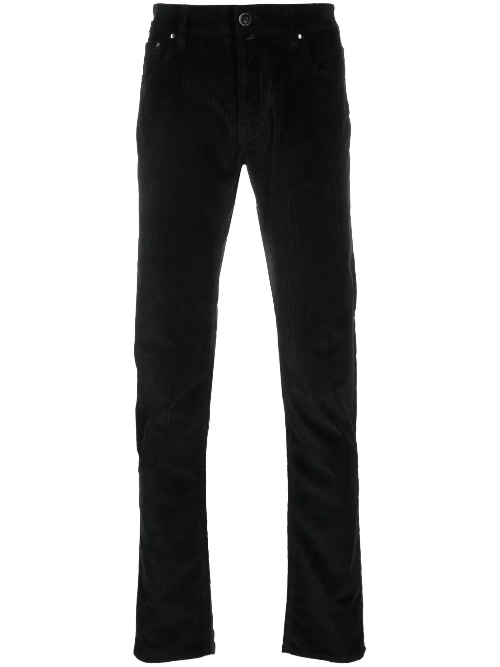 Прямые джинсы с нашивкой-логотипом JACOB COHEN, черный 
Прямые джинсы с нашивкой-логотипом JACOB COHEN, черный