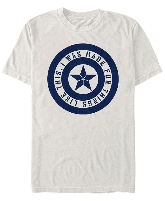 Мужская футболка с короткими рукавами Marvel «Капитан Америка, я был создан для этого щита» Fifth Sun, тан/бежевый
Мужская футболка с короткими рукавами Marvel «Капитан Америка, я был создан для этого щита» Fifth Sun, тан/бежевый
