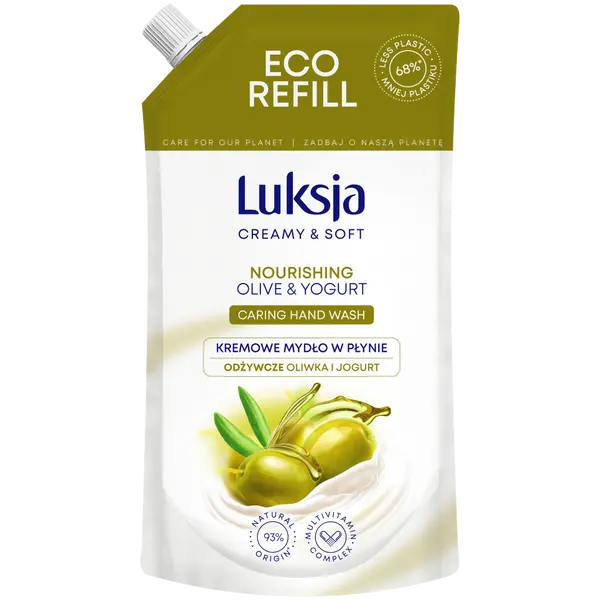 Поставка жидкого кремообразного мыла, 400 мл Luksja Creamy & soft oliwka i jogurt
Поставка жидкого кремообразного мыла, 400 мл Luksja Creamy & soft oliwka i jogurt