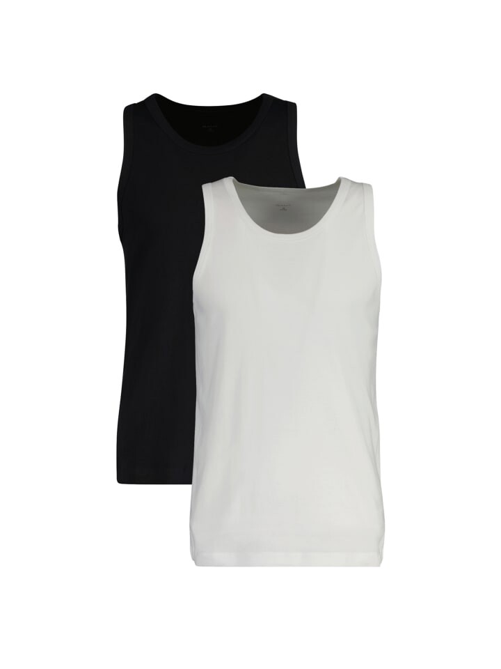 Майка Gant 2er Pack, черный/белый
Майка Gant 2er Pack, черный/белый
