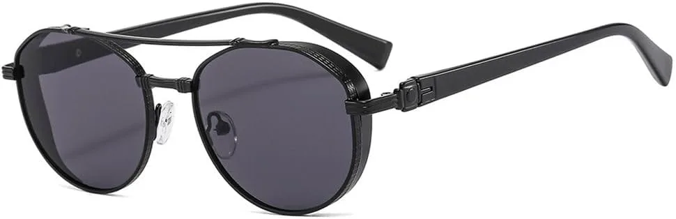 Женские солнцезащитные очки LVTFCO Fashion Round в винтажном панк-стиле, металлическая оправа, дорожные очки для мужчин и водителей, защита от УФ-излучения UV400, 3
Женские солнцезащитные очки LVTFCO Fashion Round в винтажном панк-стиле, металлическая оправа, дорожные очки для мужчин и водителей, защита от УФ-излучения UV400, 3