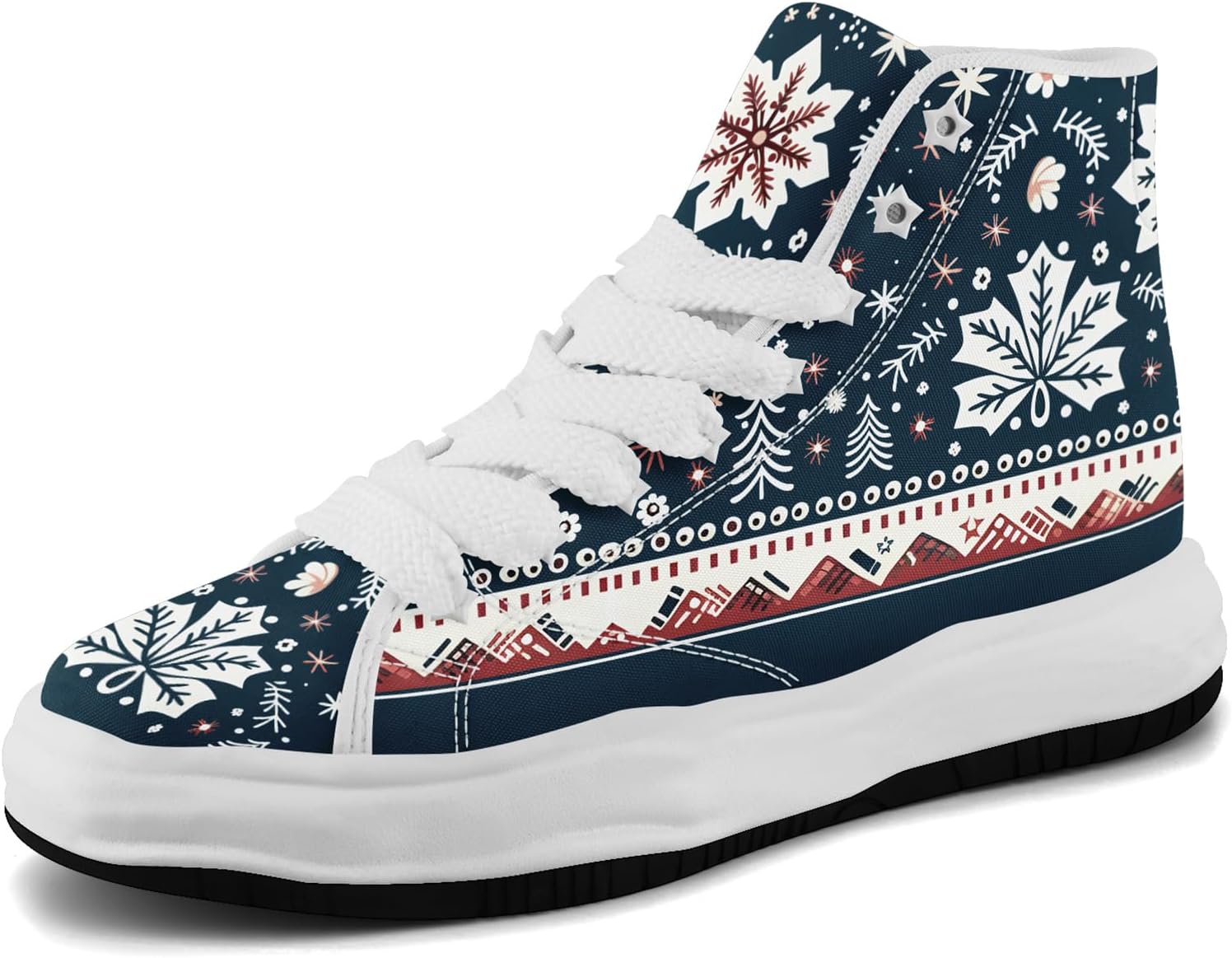 Высокие кеды AWSOLE на Рождество для женщин и мужчин, милые праздничные кроссовки из холщовой ткани, для вечеринок, повседневные шнуровки, модная обувь для прогулок, белый/черный/красный/синий/темно-синий
Высокие кеды AWSOLE на Рождество для женщин и мужчин, милые праздничные кроссовки из холщовой ткани, для вечеринок, повседневные шнуровки, модная обувь для прогулок, белый/черный/красный/синий/темно-синий