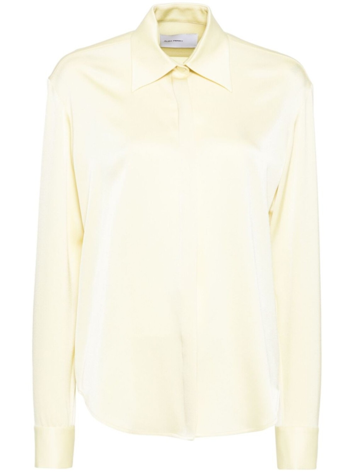 Рубашка Alex Perry в обтяжку, желтый 
Рубашка Alex Perry в обтяжку, желтый