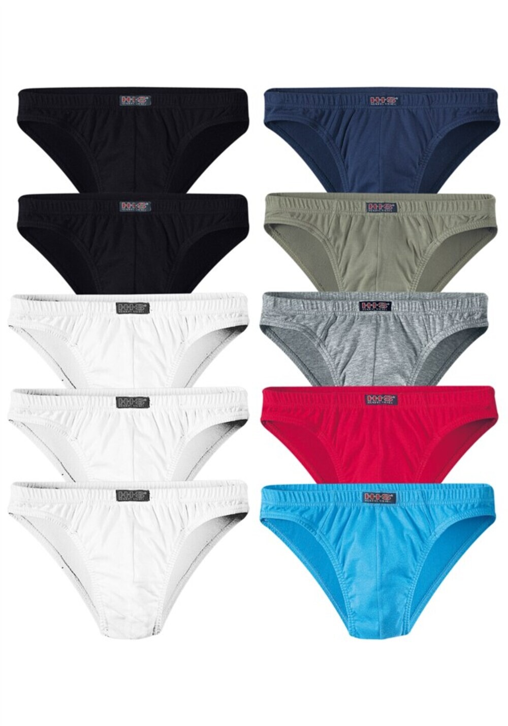 Трусики H.I.S, серебристо-серый/хаки/светло-красный/черный/белый
Трусики H.I.S, серебристо-серый/хаки/светло-красный/черный/белый