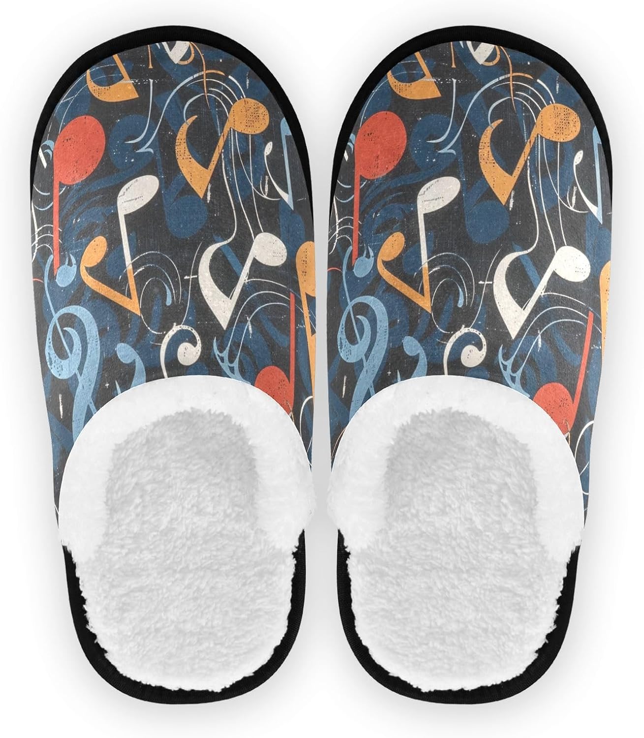 Мягкие тапочки FENOCHE с музыкальными нотами для женщин и мужчин, теплые и удобные, для путешествий и спа, с нескользящей подошвой, Multicolor
Мягкие тапочки FENOCHE с музыкальными нотами для женщин и мужчин, теплые и удобные, для путешествий и спа, с нескользящей подошвой, Multicolor