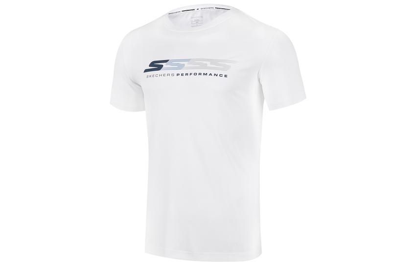 Футболка мужская Skechers, ярко-белая 
Футболка мужская Skechers, ярко-белая