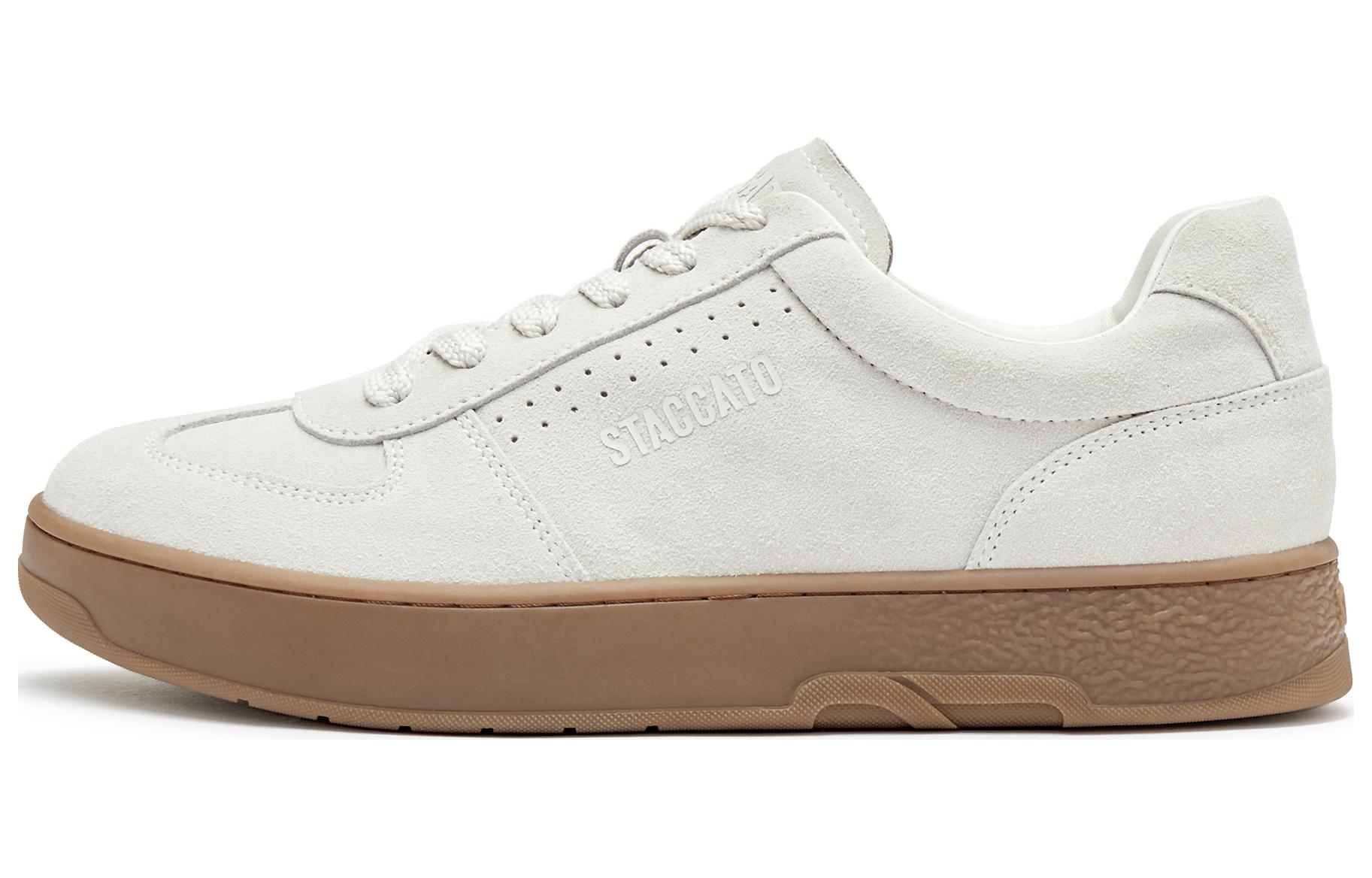 Низкие скейтерские кроссовки мужские белые Staccato, универсальные светлые белые
Низкие скейтерские кроссовки мужские белые Staccato, универсальные светлые белые