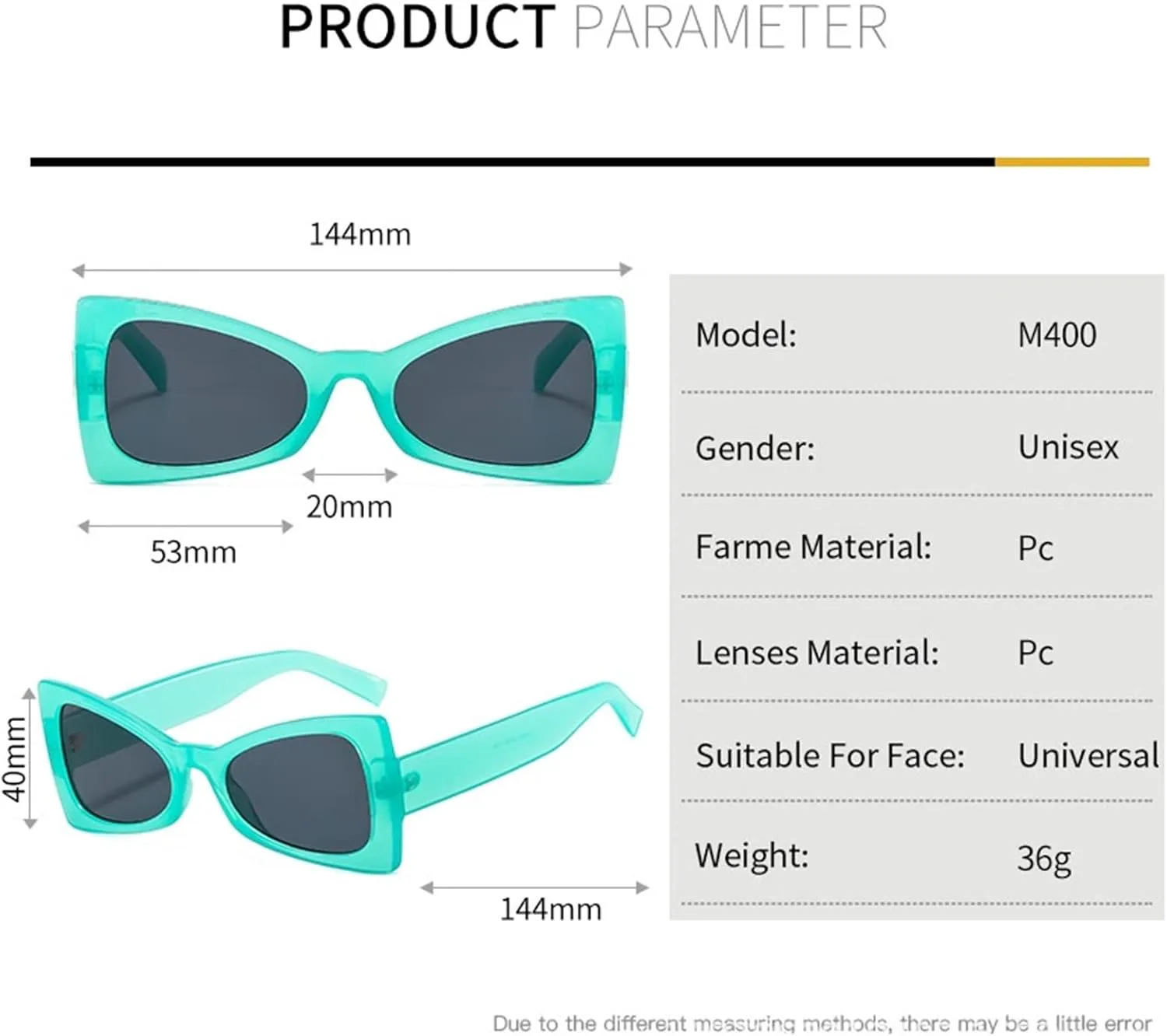 Солнцезащитные очки XINXIN в форме треугольного кошачьего глаза для мужчин и женщин, декоративные очки для отдыха на природе (Цвет: C, Размер: Средний), C
Солнцезащитные очки XINXIN в форме треугольного кошачьего глаза для мужчин и женщин, декоративные очки для отдыха на природе (Цвет: C, Размер: Средний), C