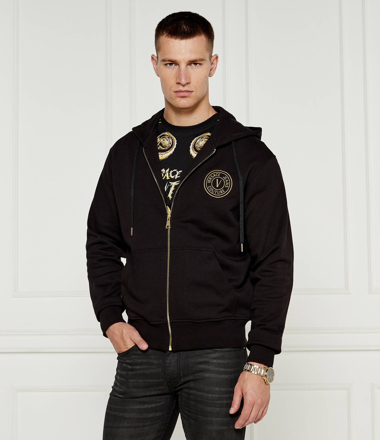 Толстовка Versace Jeans Couture Regular Fit, черный
Толстовка Versace Jeans Couture Regular Fit, черный