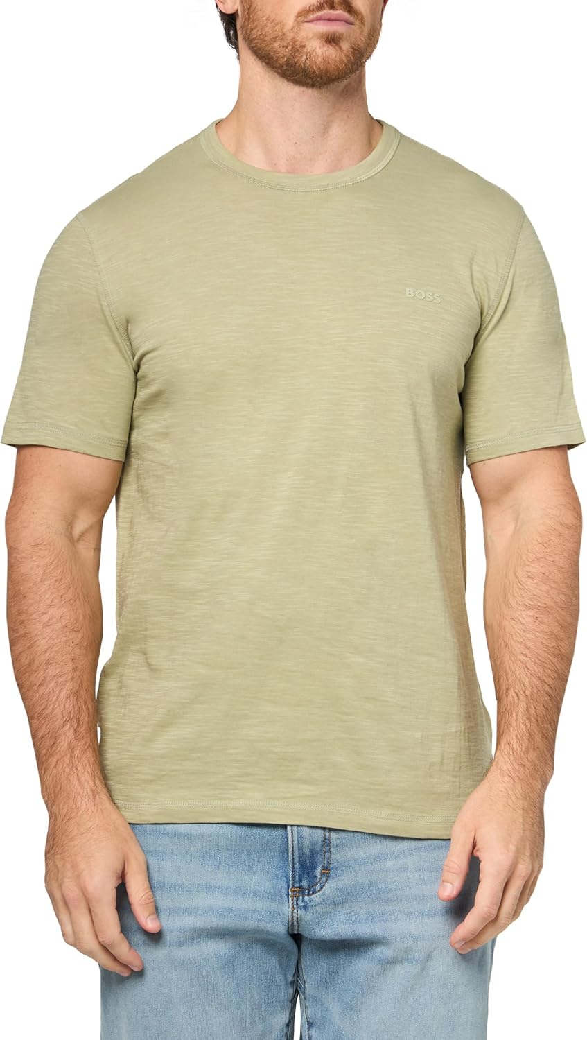 Мужская футболка BOSS с квадратной тональной нашивкой-логотипом, Moss Green, Зеленый, Мужская футболка BOSS с квадратной тональной нашивкой-логотипом, Moss Green
Мужская футболка BOSS с квадратной тональной нашивкой-логотипом, Moss Green, Зеленый, Мужская футболка BOSS с квадратной тональной нашивкой-логотипом, Moss Green