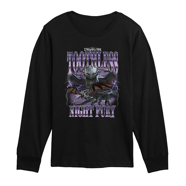 Футболка с длинным рукавом How to Train Your Dragon Toothless Night Fury для мальчиков 8-20 Licensed Character, Black
Футболка с длинным рукавом How to Train Your Dragon Toothless Night Fury для мальчиков 8-20 Licensed Character, Black