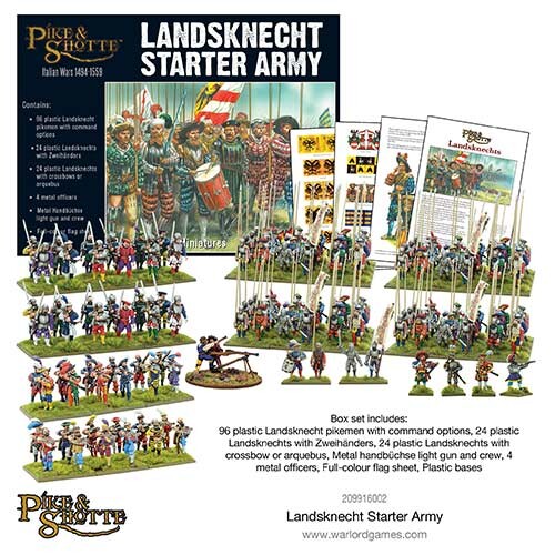 Фигурки Landsknecht Starter Army Warlord Games
Фигурки Landsknecht Starter Army Warlord Games