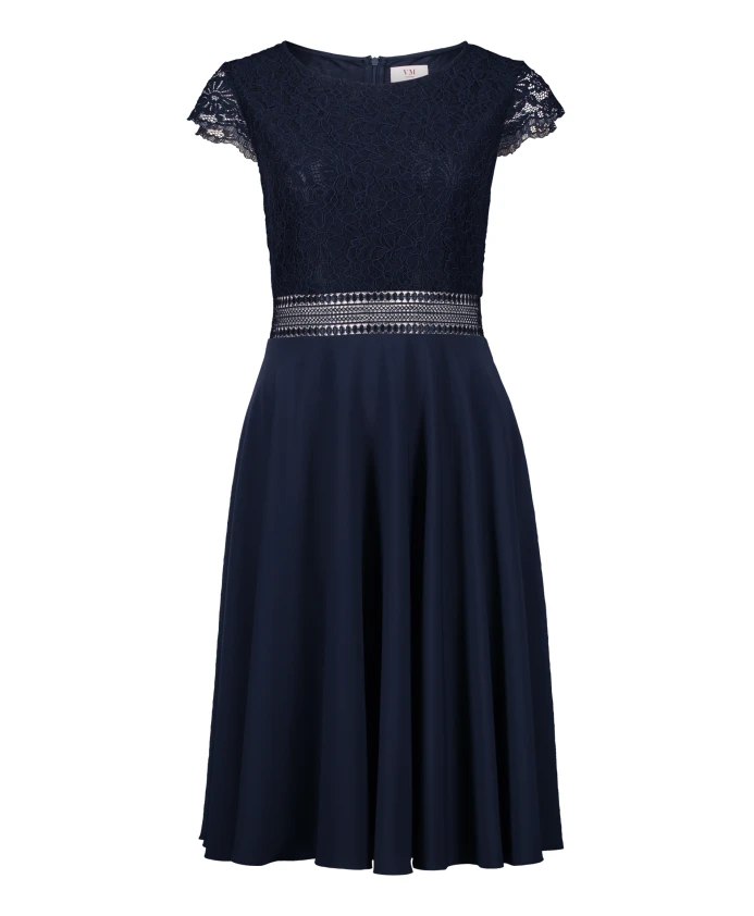 Кружевное вечернее платье, элегантный стиль. Vera Mont, синий
Кружевное вечернее платье, элегантный стиль. Vera Mont, синий