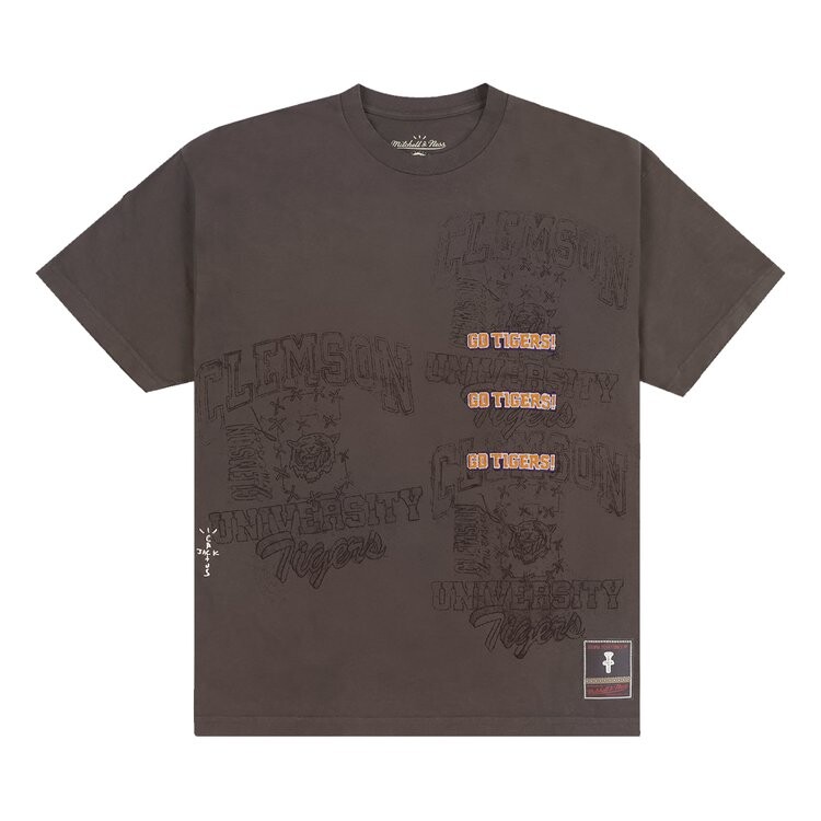 Футболка Cactus Jack By Travis Scott Cactus Jack by Travis Scott x Mitchell & Ness Clemson University Seal Tee, коричневый
Футболка Cactus Jack By Travis Scott Cactus Jack by Travis Scott x Mitchell & Ness Clemson University Seal Tee, коричневый