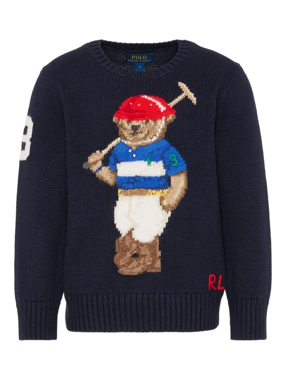 Джемпер с вышивкой в виде медведя и длинными рукавами Polo Ralph Lauren Kids, синий
Джемпер с вышивкой в виде медведя и длинными рукавами Polo Ralph Lauren Kids, синий