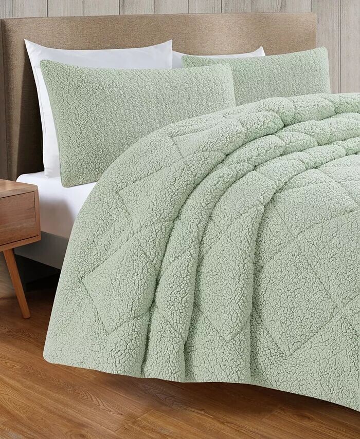 Комплект одеял Cosy Sherpa из трех предметов, размер Full Queen Videri Home, зеленый
Комплект одеял Cosy Sherpa из трех предметов, размер Full Queen Videri Home, зеленый