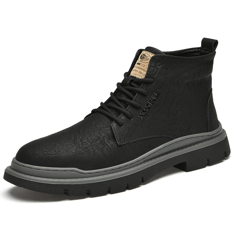 XIMO BULL Короткие мартины 5 см мужские с черной подкладкой из флиса, цвет Black Fleece-Lined
XIMO BULL Короткие мартины 5 см мужские с черной подкладкой из флиса, цвет Black Fleece-Lined