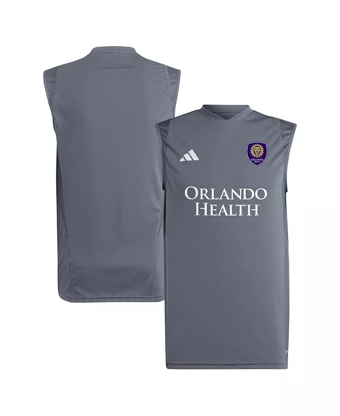 Мужская серая тренировочная майка без рукавов Orlando City SC 2024 adidas
Мужская серая тренировочная майка без рукавов Orlando City SC 2024 adidas
