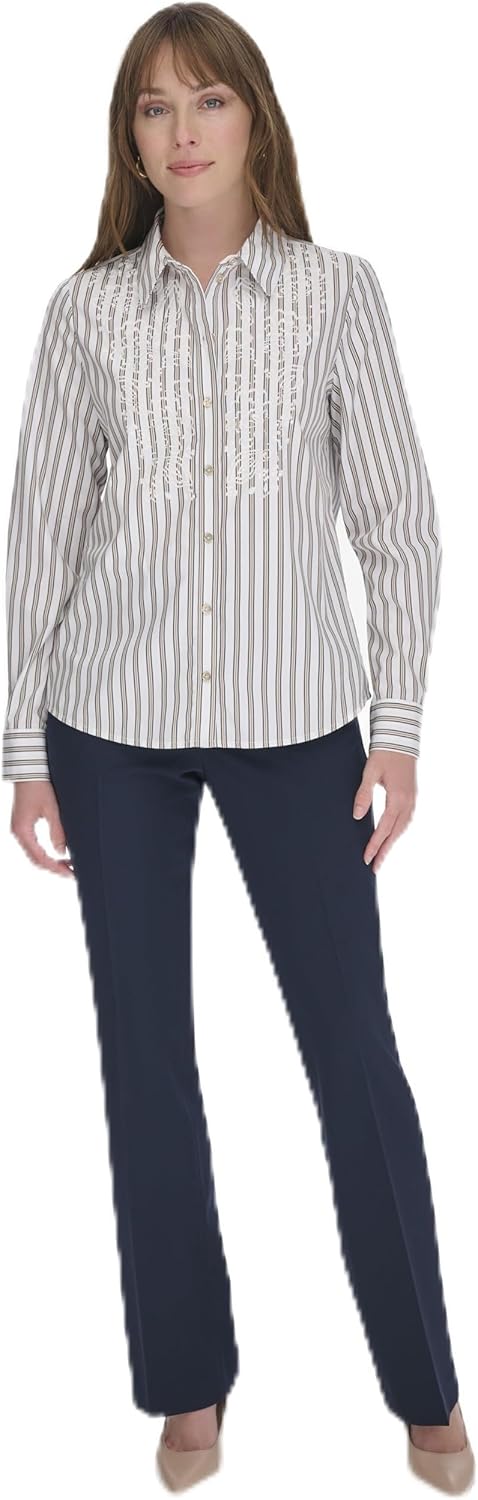 Женский топ Tommy Hilfiger с длинными рукавами, воротником-буфом и принтом, Bright White Multi
Женский топ Tommy Hilfiger с длинными рукавами, воротником-буфом и принтом, Bright White Multi