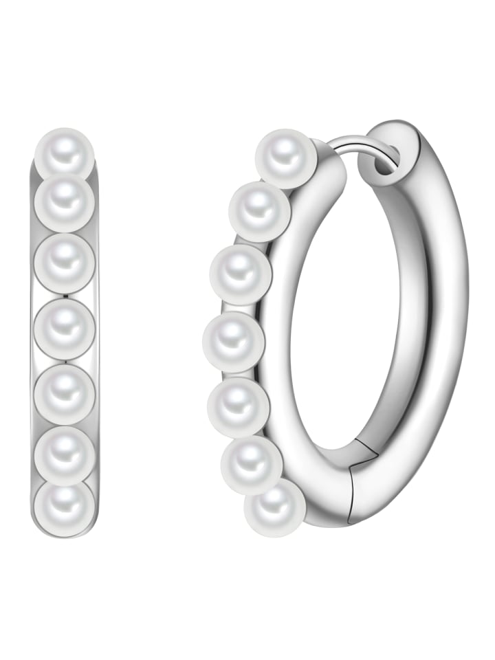 Yokoamii Серьги из металлического сплава с (синтетической) жемчужиной в серебряной оправе
Yokoamii Серьги из металлического сплава с (синтетической) жемчужиной в серебряной оправе