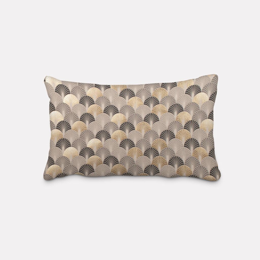 КРАСИВАЯ ЖИЗНЬ. Чехол на подушку Арт Деко веерный лист натуральное черное золото размер 60х80см (ВхШ) размер 60х80см (ВхШ) Schöner-Leben 
КРАСИВАЯ ЖИЗНЬ. Чехол на подушку Арт Деко веерный лист натуральное черное золото размер 60х80см (ВхШ) размер 60х80см (ВхШ) Schöner-Leben