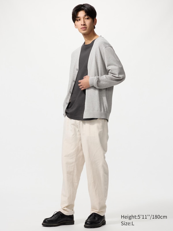 Брюки relaxed из смеси льна Uniqlo, 30 natural
Брюки relaxed из смеси льна Uniqlo, 30 natural