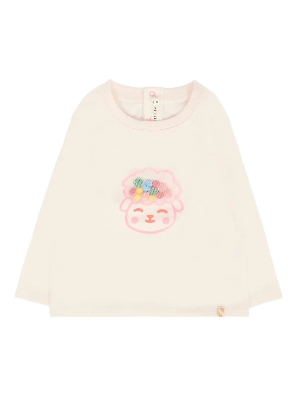 Лонгслив с аппликацией в виде овечки Billieblush, нейтральный
Лонгслив с аппликацией в виде овечки Billieblush, нейтральный