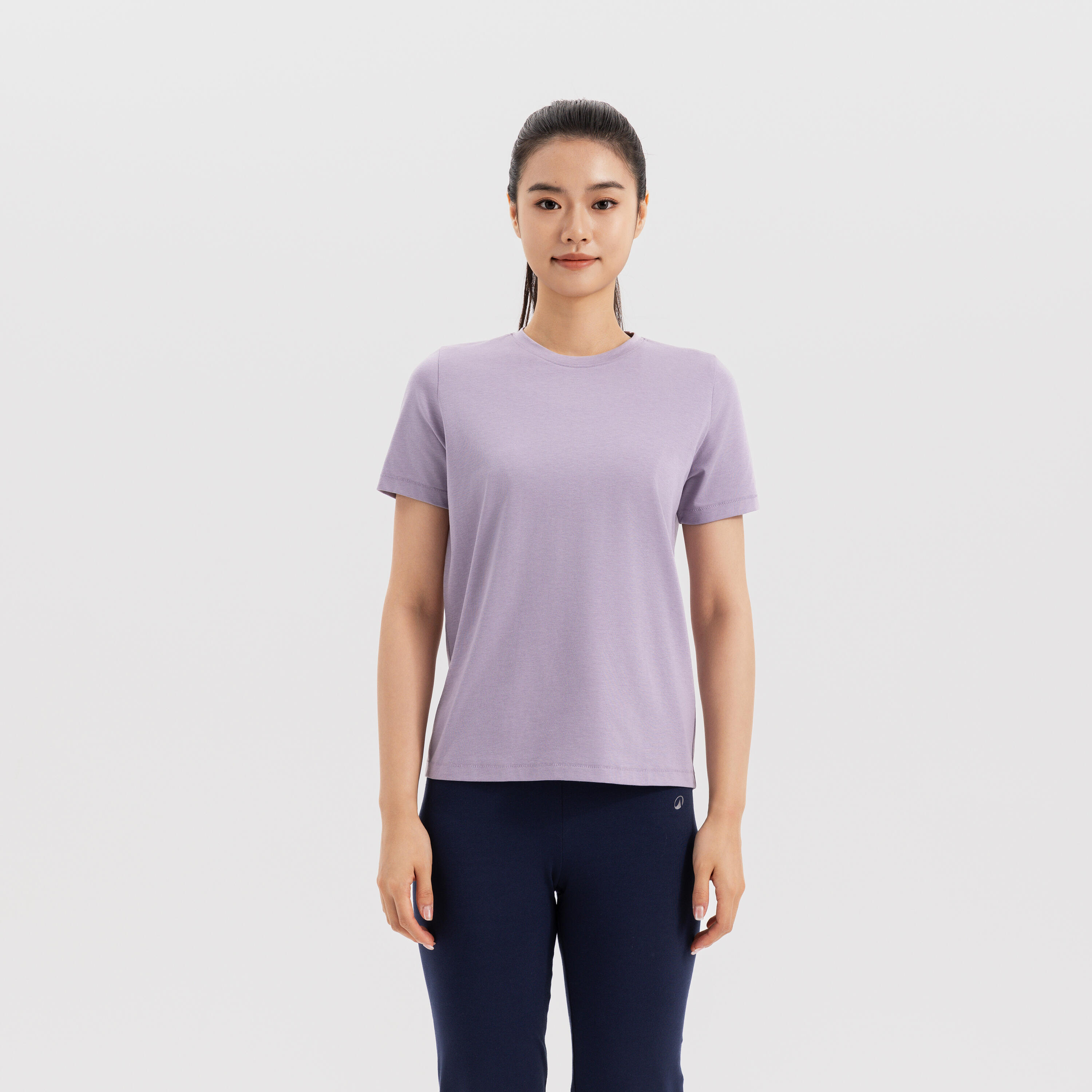 Женская базовая тренировочная футболка из охлаждающего хлопка Decathlon - дымчато-фиолетовый
Женская базовая тренировочная футболка из охлаждающего хлопка Decathlon - дымчато-фиолетовый