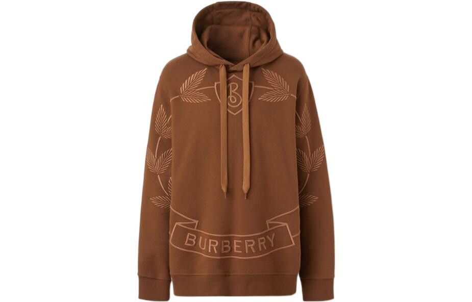 Толстовка Burberry с капюшоном и вышитым гербом, коричневый
Толстовка Burberry с капюшоном и вышитым гербом, коричневый