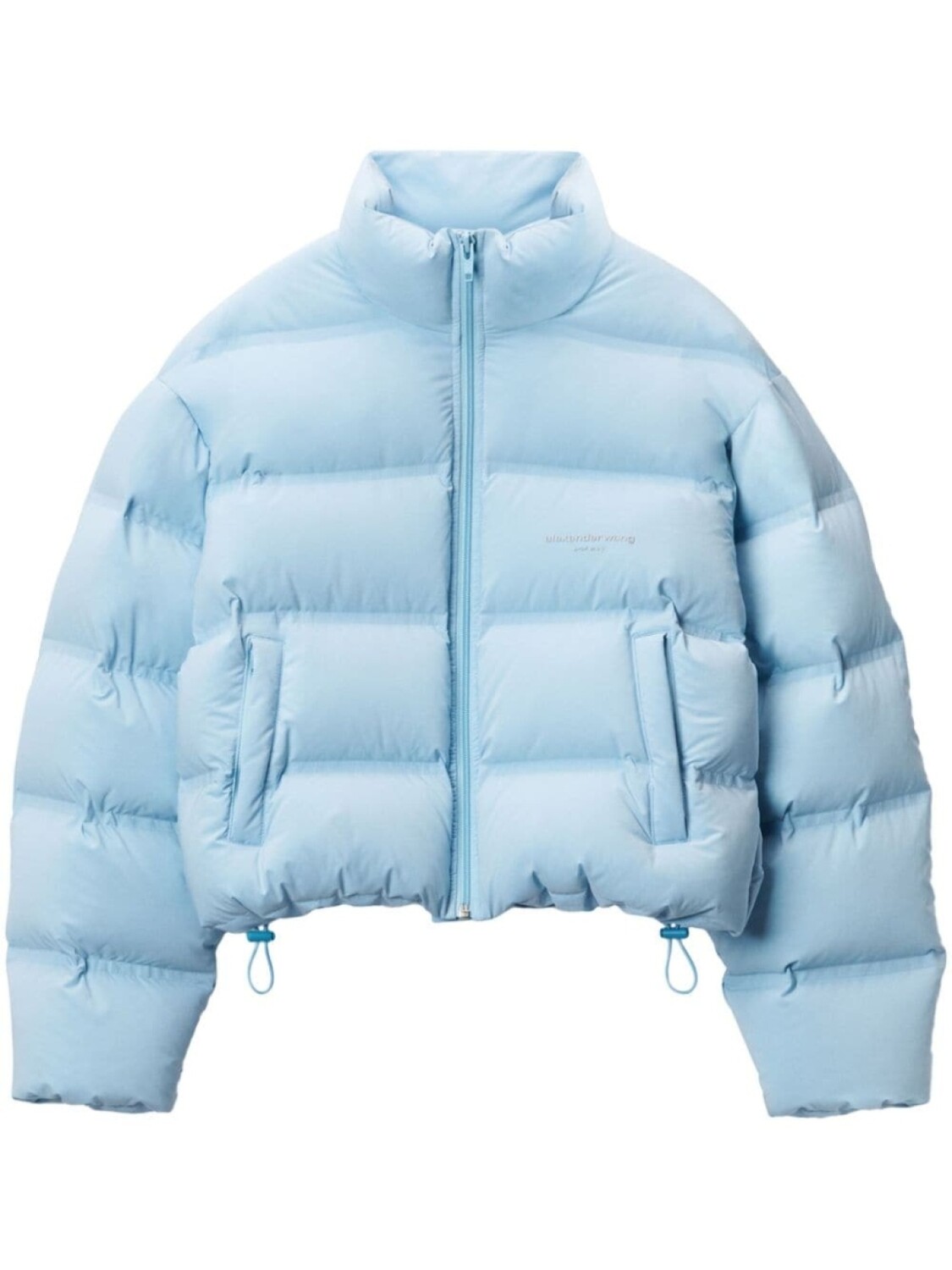 Укороченная куртка-пуховик с жаккардовым логотипом Alexander Wang, синий
Укороченная куртка-пуховик с жаккардовым логотипом Alexander Wang, синий