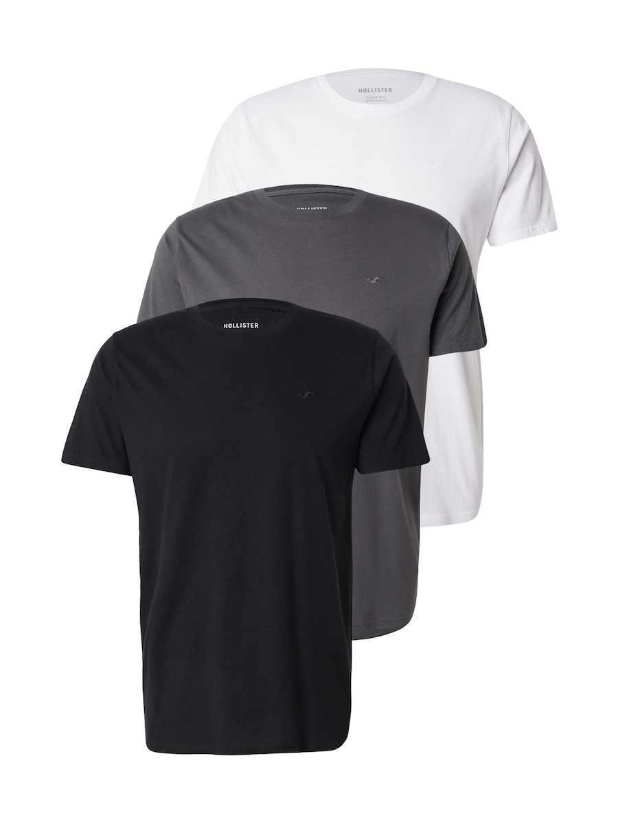 Рубашка HOLLISTER, темно-серый/черный/белый
Рубашка HOLLISTER, темно-серый/черный/белый